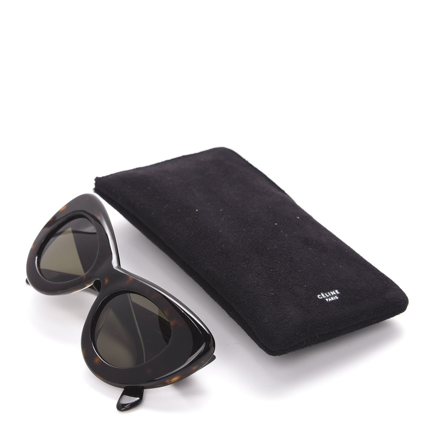 Celine Papillon Cat Eye Sunglasses CL 41055/S Havana 8 of 8