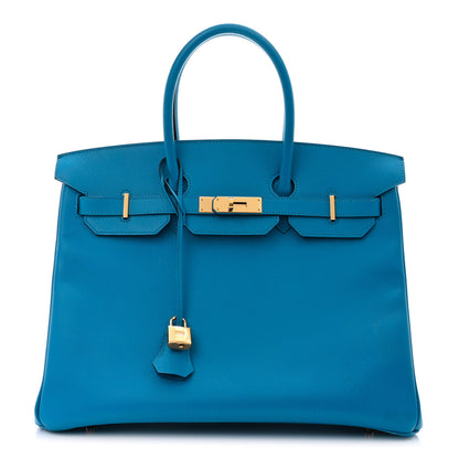 Hermes Epsom Birkin 35 Bleu Zanzibar 1 of 12