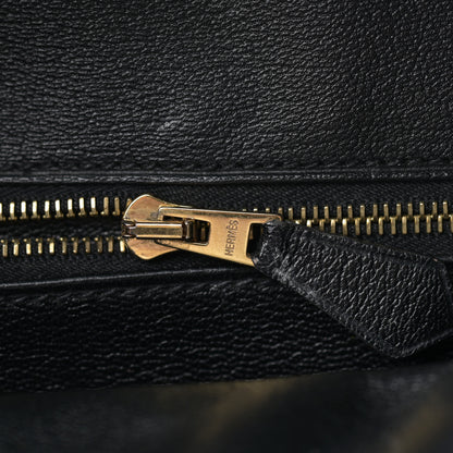 Hermes Shiny Porosus Crocodile Birkin 35 Black 17 of 30