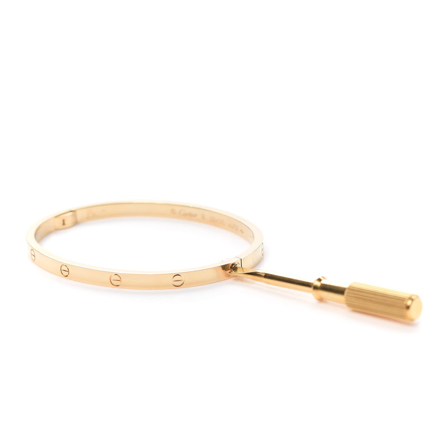 Cartier 18K Yellow Gold Small LOVE Bracelet 16 4 of 7