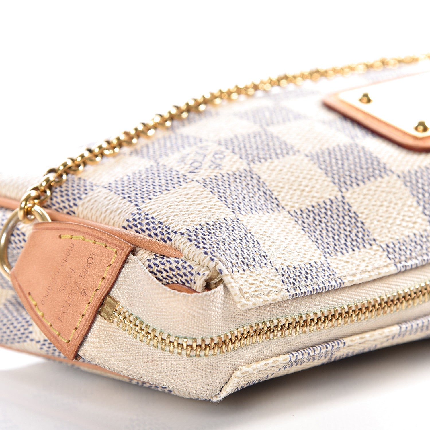 Louis Vuitton Damier Azur Eva Clutch 7 of 9