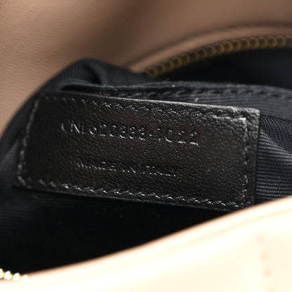 Saint Laurent Lambskin Quilted Toy Loulou Puffer Monogram Chain Satchel Dark Beige 7 of 11