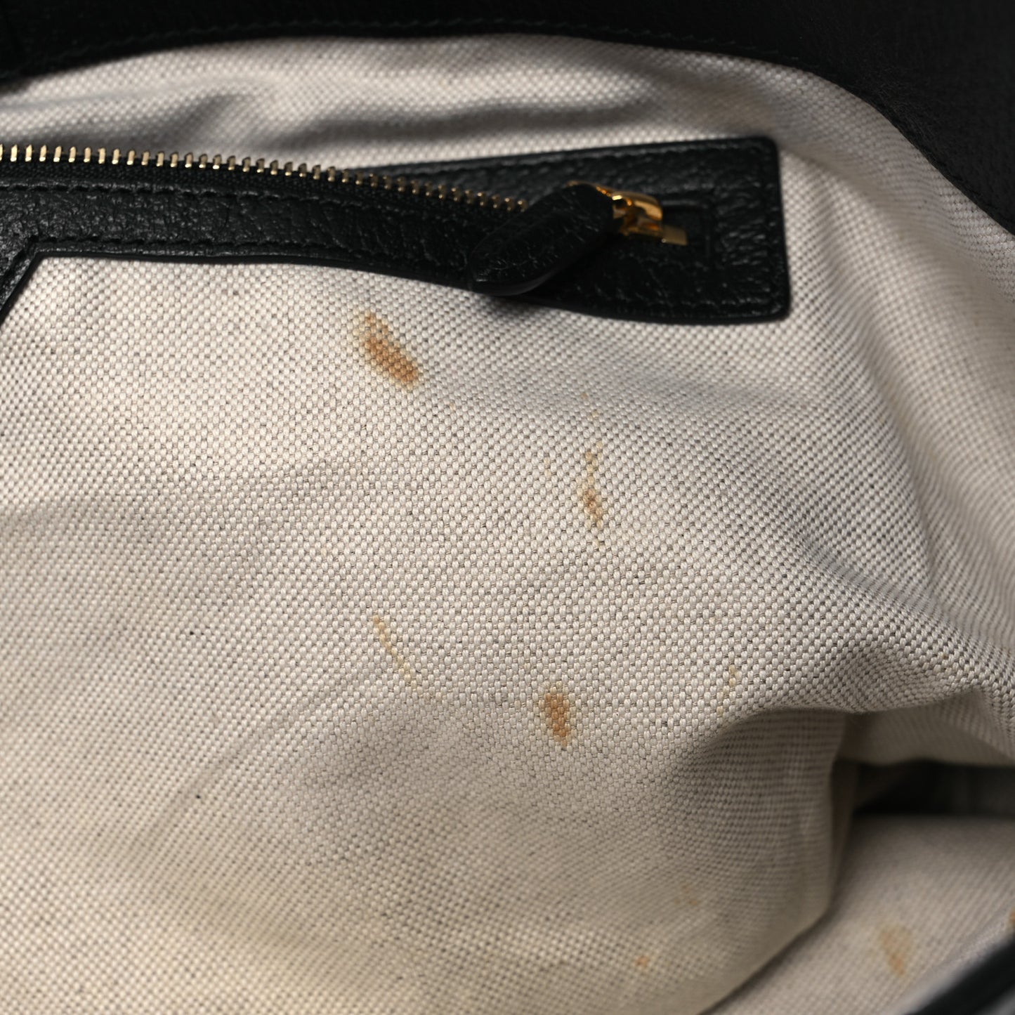 Jacquard Black Denim GG Monogram Medium Ophidia Shopping Tote Black Ivory