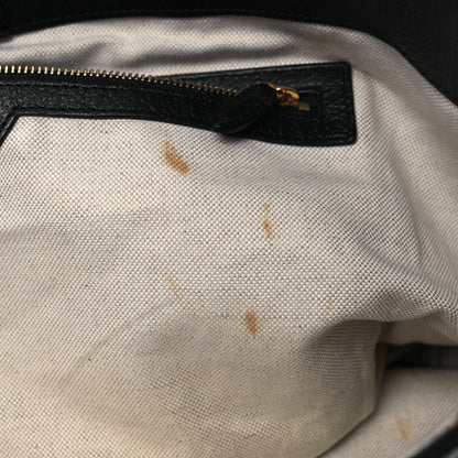 Gucci Jacquard Black Denim GG Monogram Medium Ophidia Shopping Tote Black Ivory 12 of 18