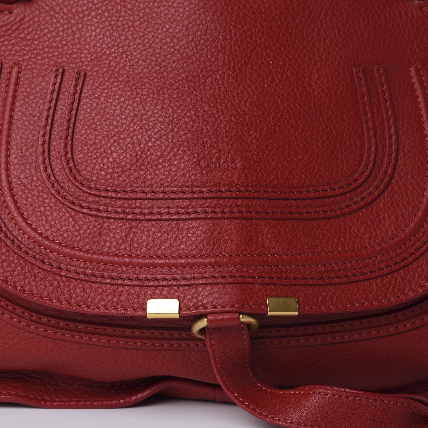 Chloe Calfskin Medium Marcie Satchel Acerola 9 of 9