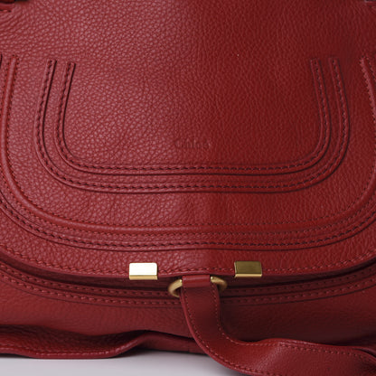 Chloe Calfskin Medium Marcie Satchel Acerola 9 of 9