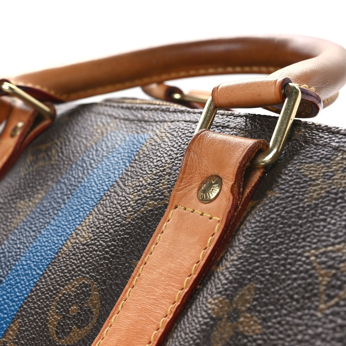 Monogram My LV Heritage Keepall Bandouliere 55 Marine Blue