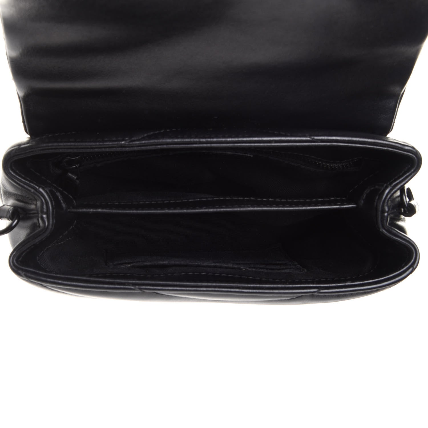 Saint Laurent Calfskin Y Quilted Monogram Toy Loulou Crossbody Bag Black 5 of 14