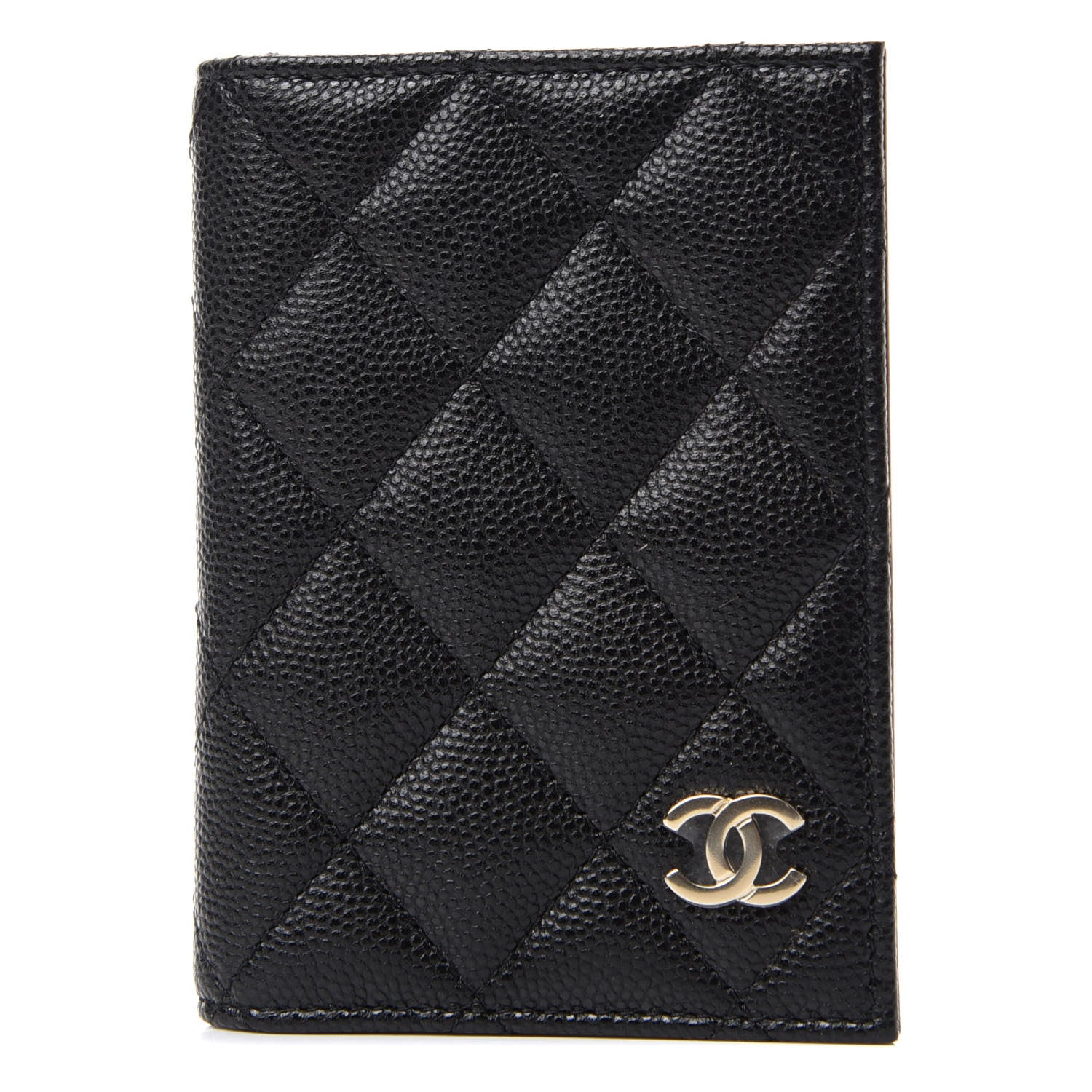 Chanel Caviar Quilted Card Holder Wallet Black 1 of 8