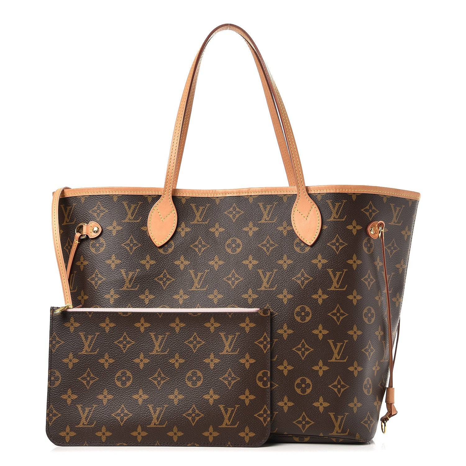 Louis Vuitton Monogram Neo Neverfull MM Rose Ballerine 1 of 9