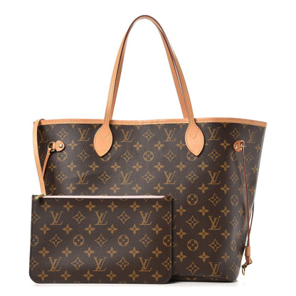 Louis Vuitton Monogram Neo Neverfull MM Rose Ballerine 1 of 9
