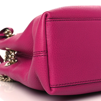 Gucci Cellarius Calfskin Small Soho Chain Shoulder Bag Bright Bouganville 9 of 10