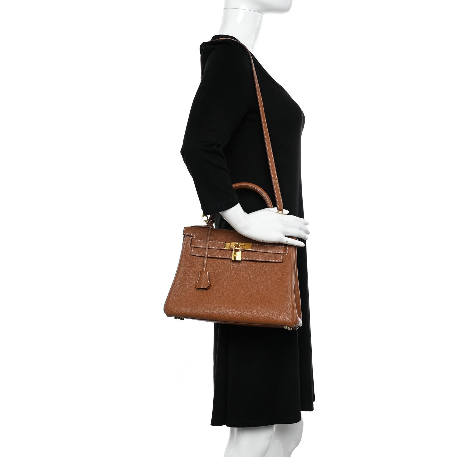 Hermes Togo Kelly Retourne 28 Gold 2 of 12