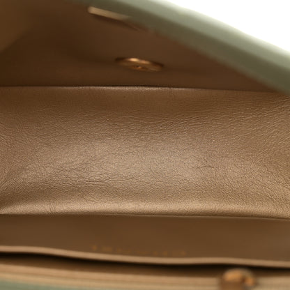 Chanel Lambskin Quilted Mini Pearl Crush Flap Green 5 of 11
