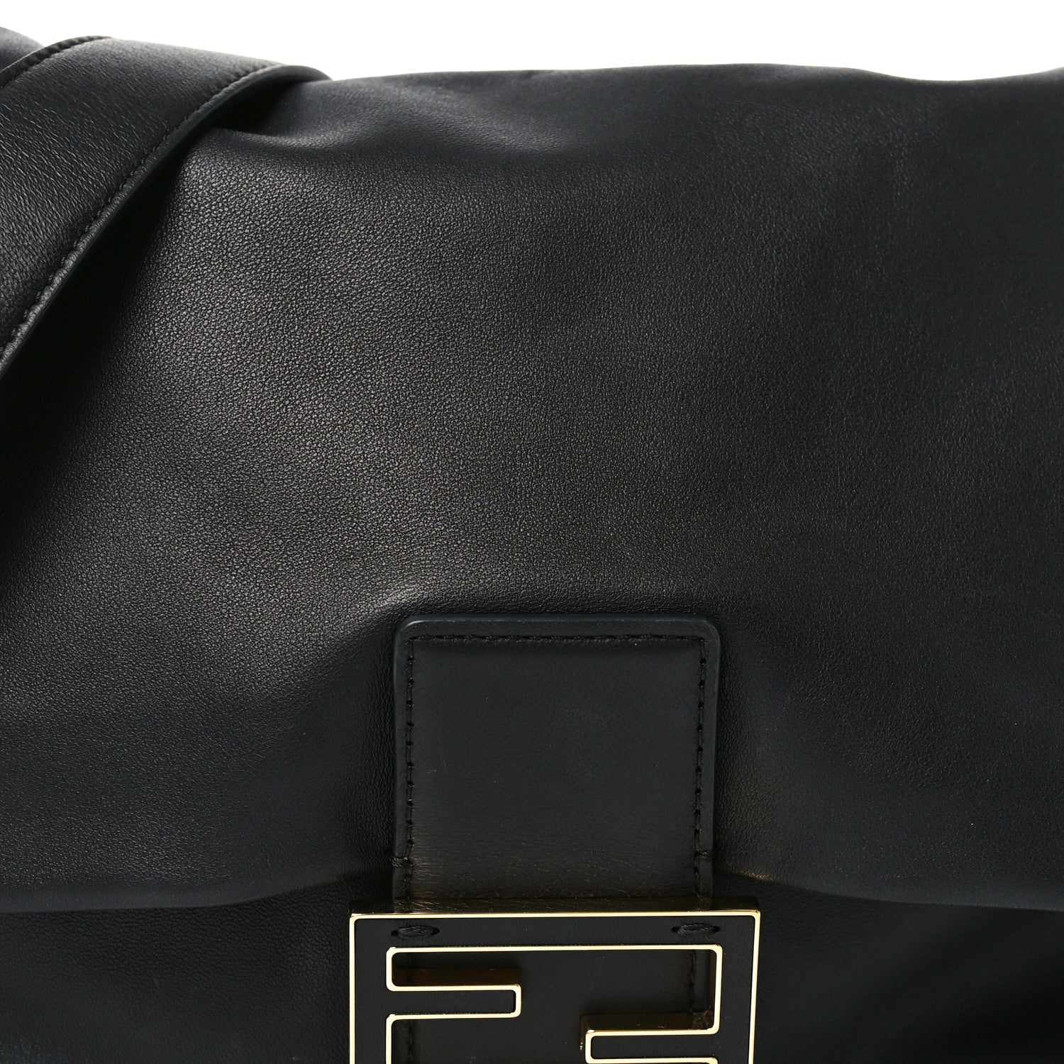 Fendi Nappa Medium Mamma Baguette Black 8 of 10