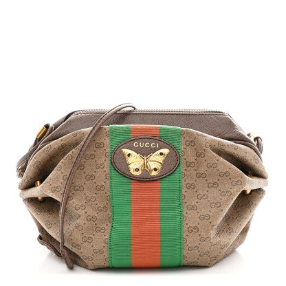Gucci Mini Vintage GG Supreme Monogram Web Butterfly New Candy Crossbody Beige New Acero 1 of 10
