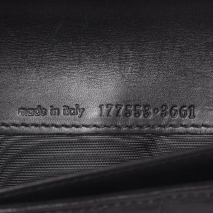 Saint Laurent Textured Patent Belle De Jour Wallet Black 8 of 10