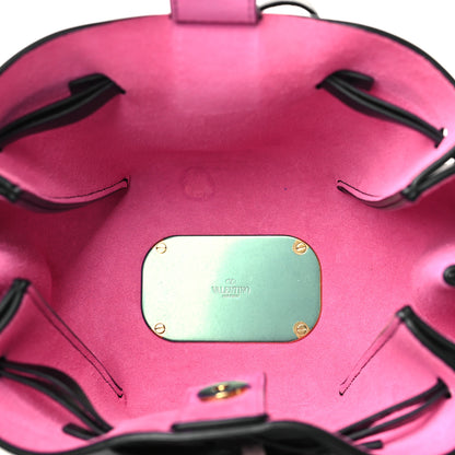 Valentino Garavani Vitello Ayers VLogo Bucket Bag Black 5 of 8