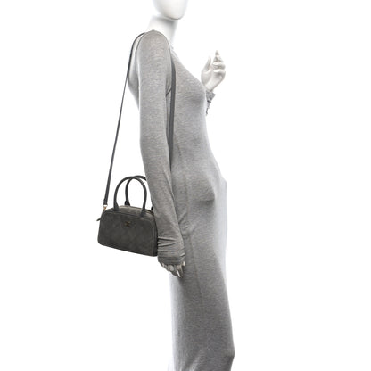 Chanel Suede Calfskin Small Perfect Bowling Bag Grey 2 of 11