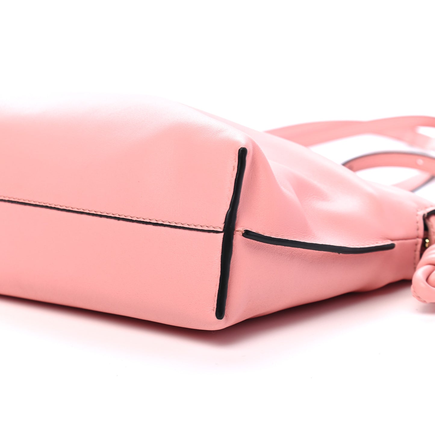 Nappa Flamenco Knot Clutch Blossom