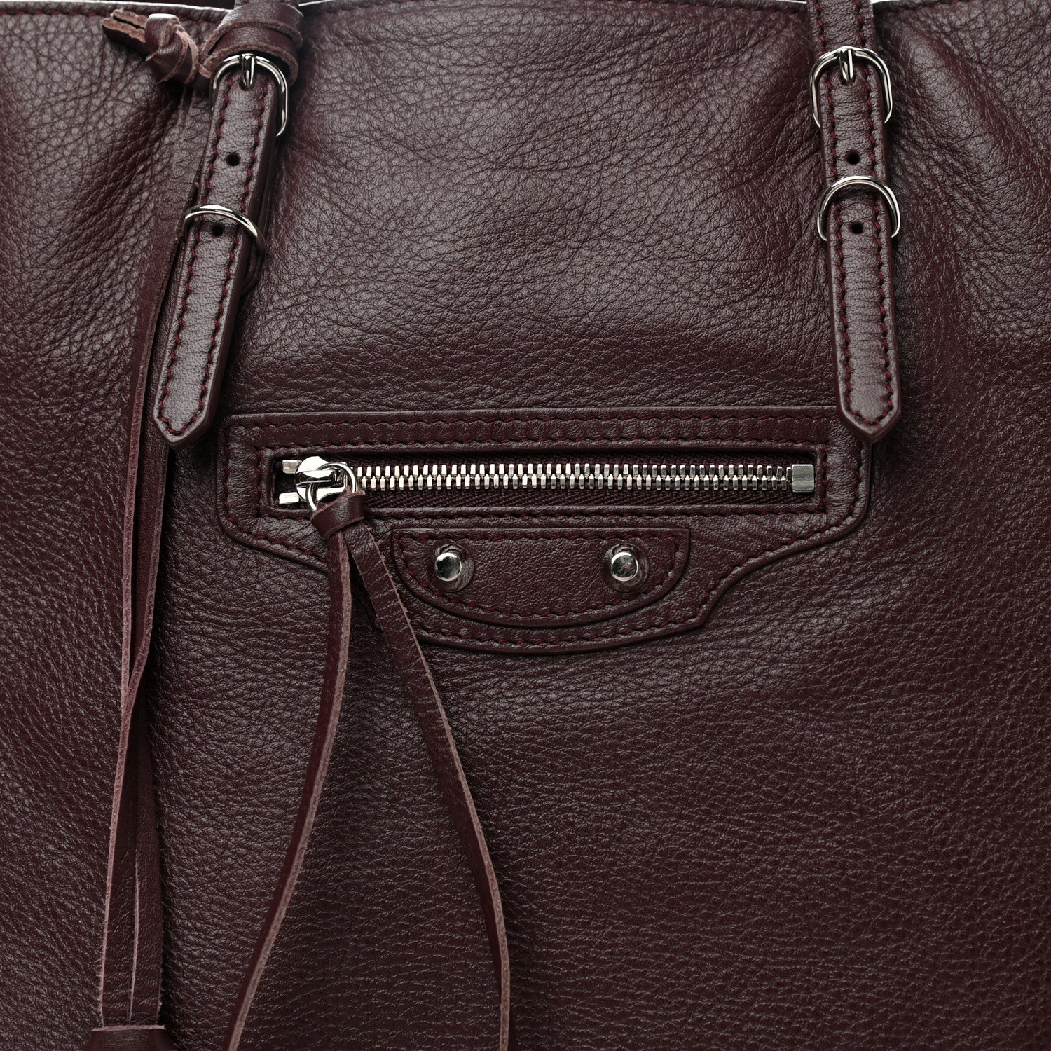 Balenciaga Veau Papier A4 Tote Rouge Aubergine 9 of 12