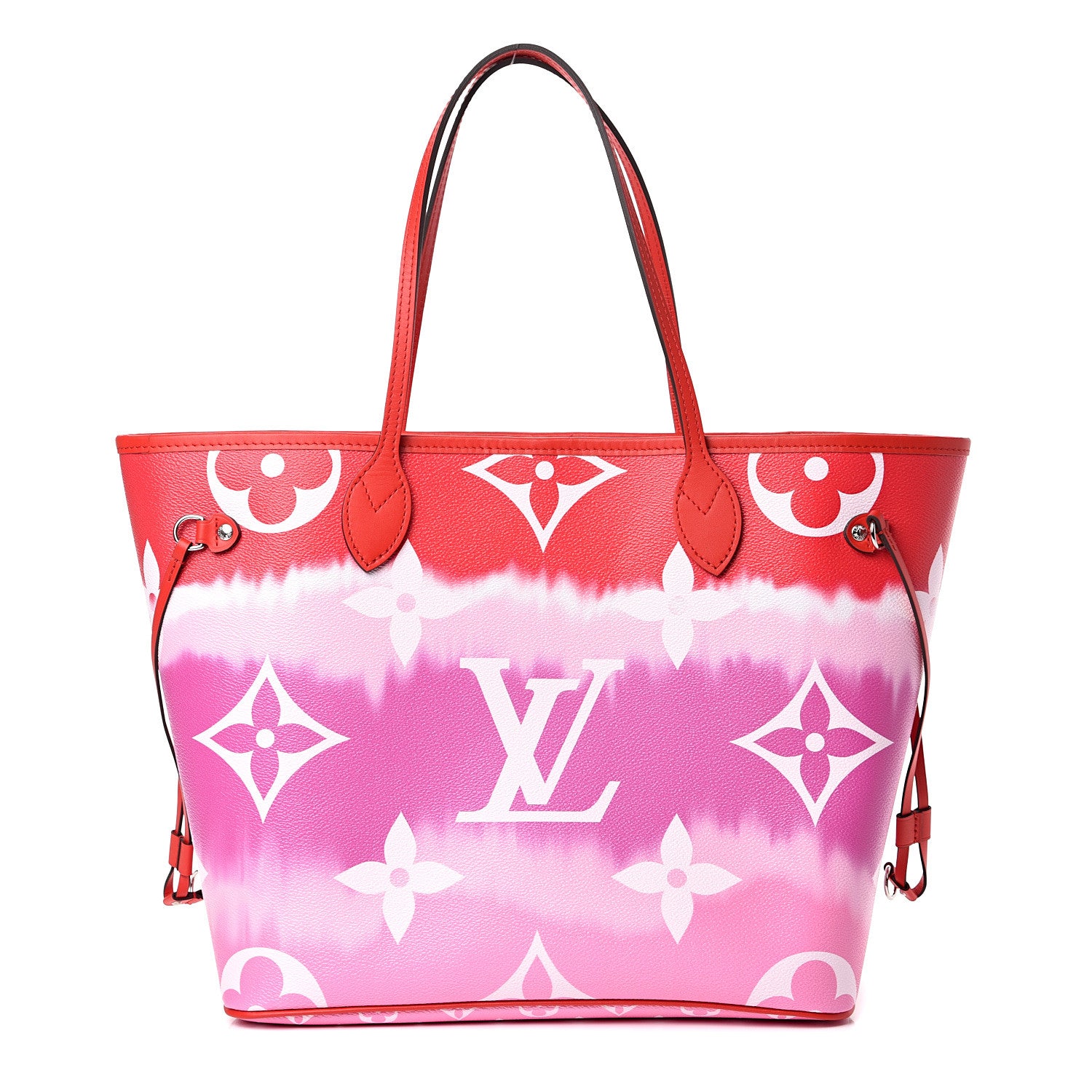 Louis Vuitton Monogram Escale Neverfull MM Rouge 1 of 10