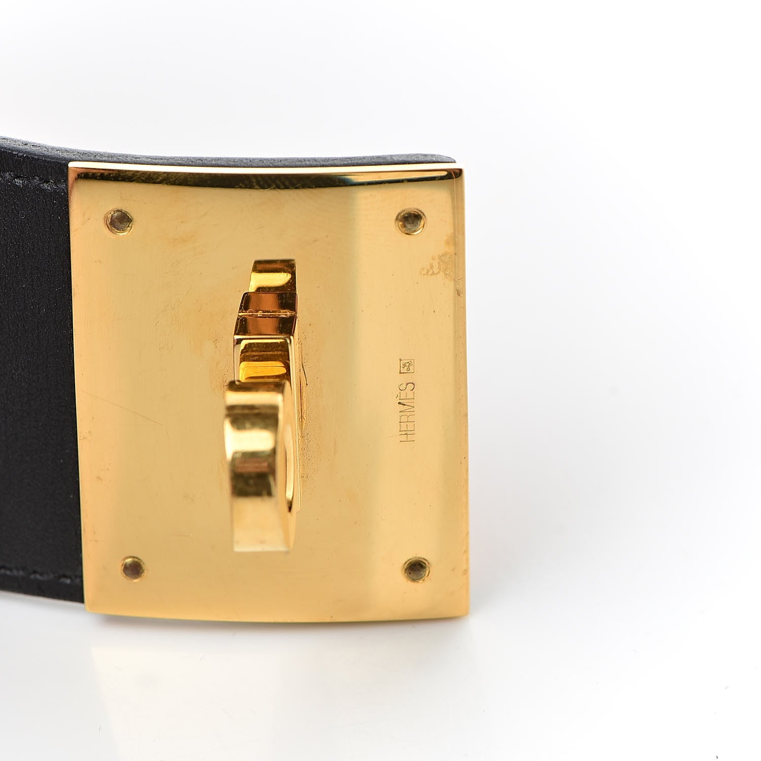 Hermes Chamonix Kelly Dog Bracelet Black 6 of 8
