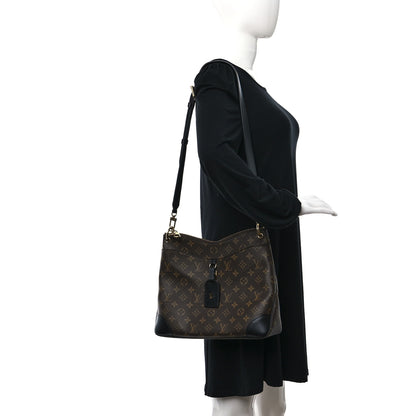 Louis Vuitton Monogram Odeon MM Black 3 of 8