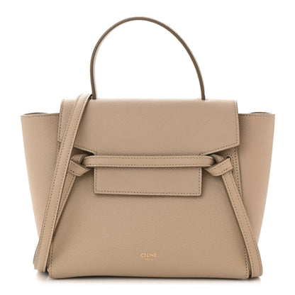 Celine Grained Calfskin Nano Belt Bag Light Taupe 1 of 10