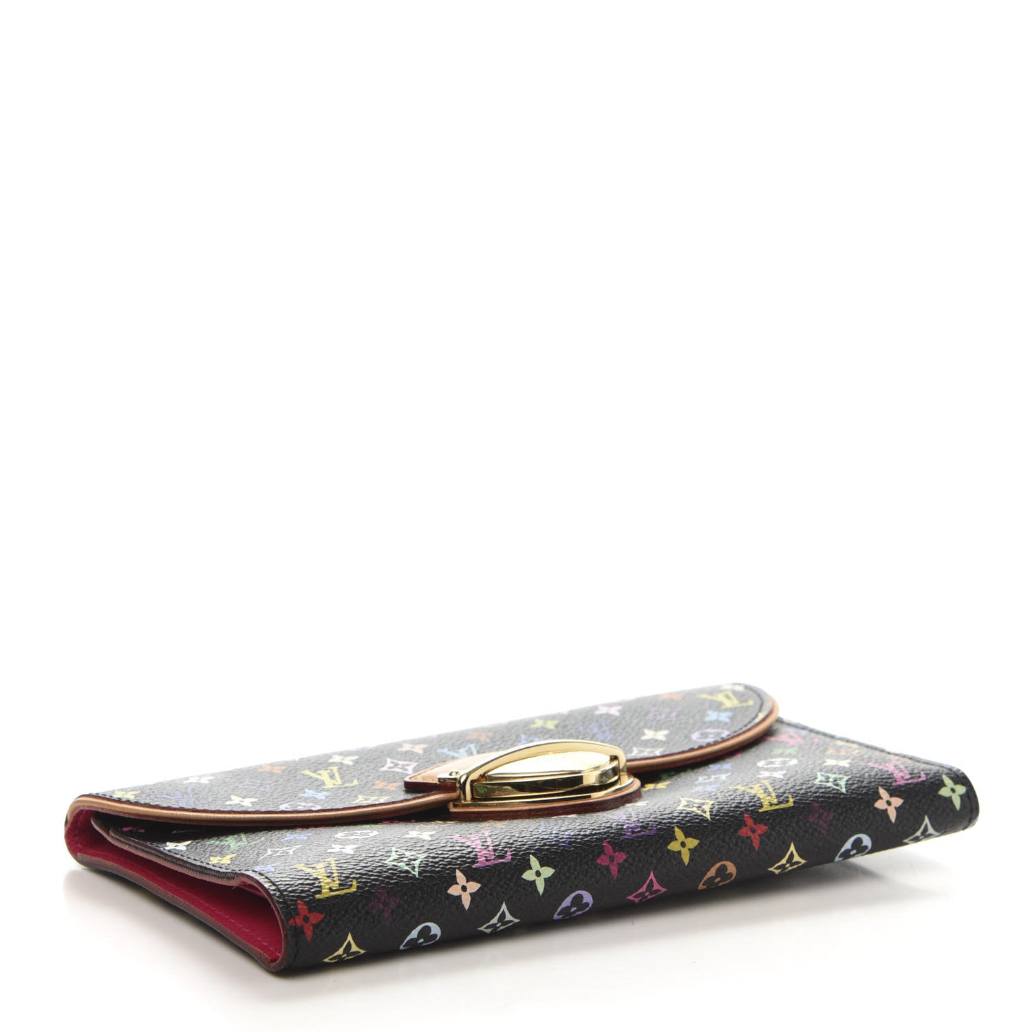 Louis Vuitton Monogram Multicolor Eugenie Wallet Black Grenade 4 of 11