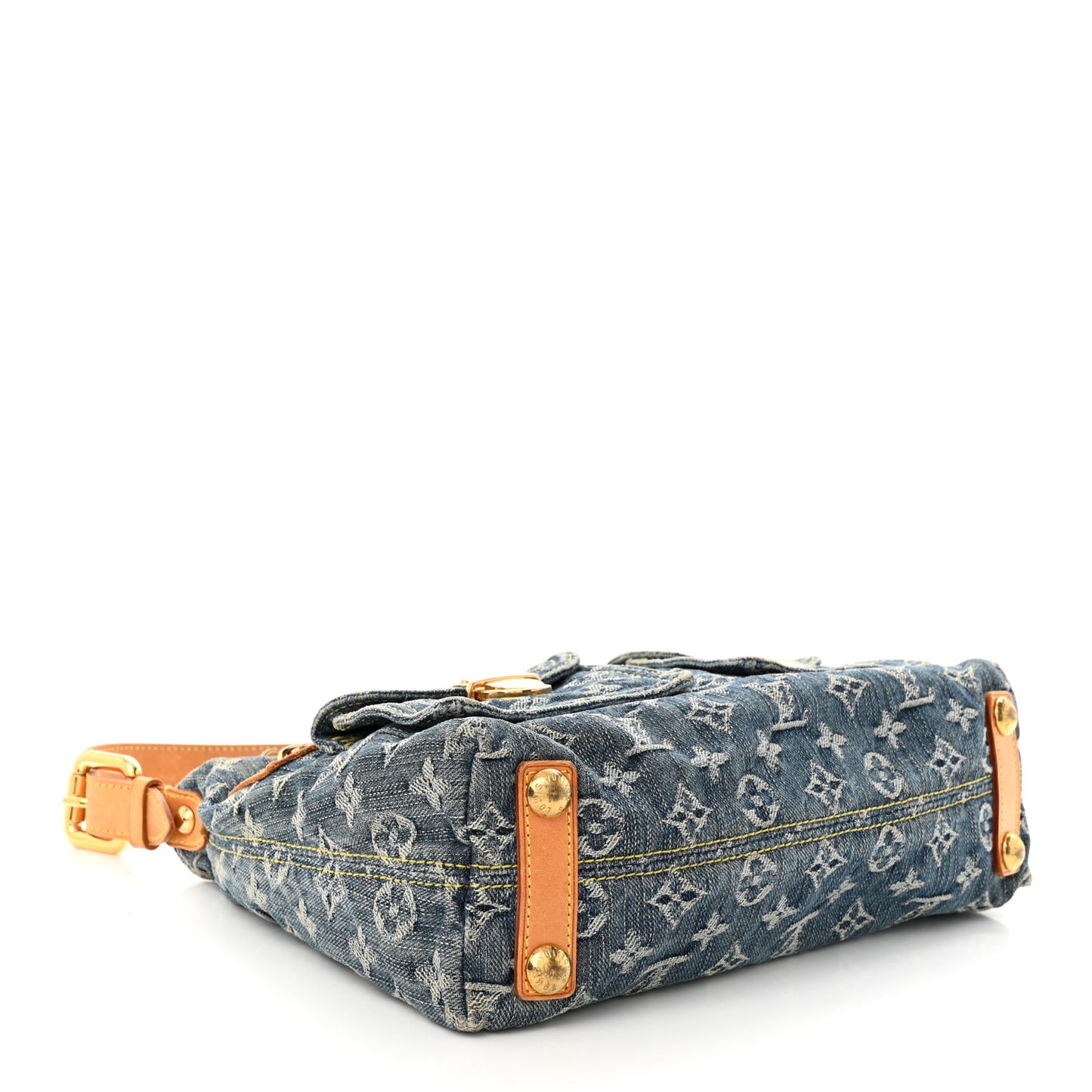 Monogram Denim Baggy PM Blue