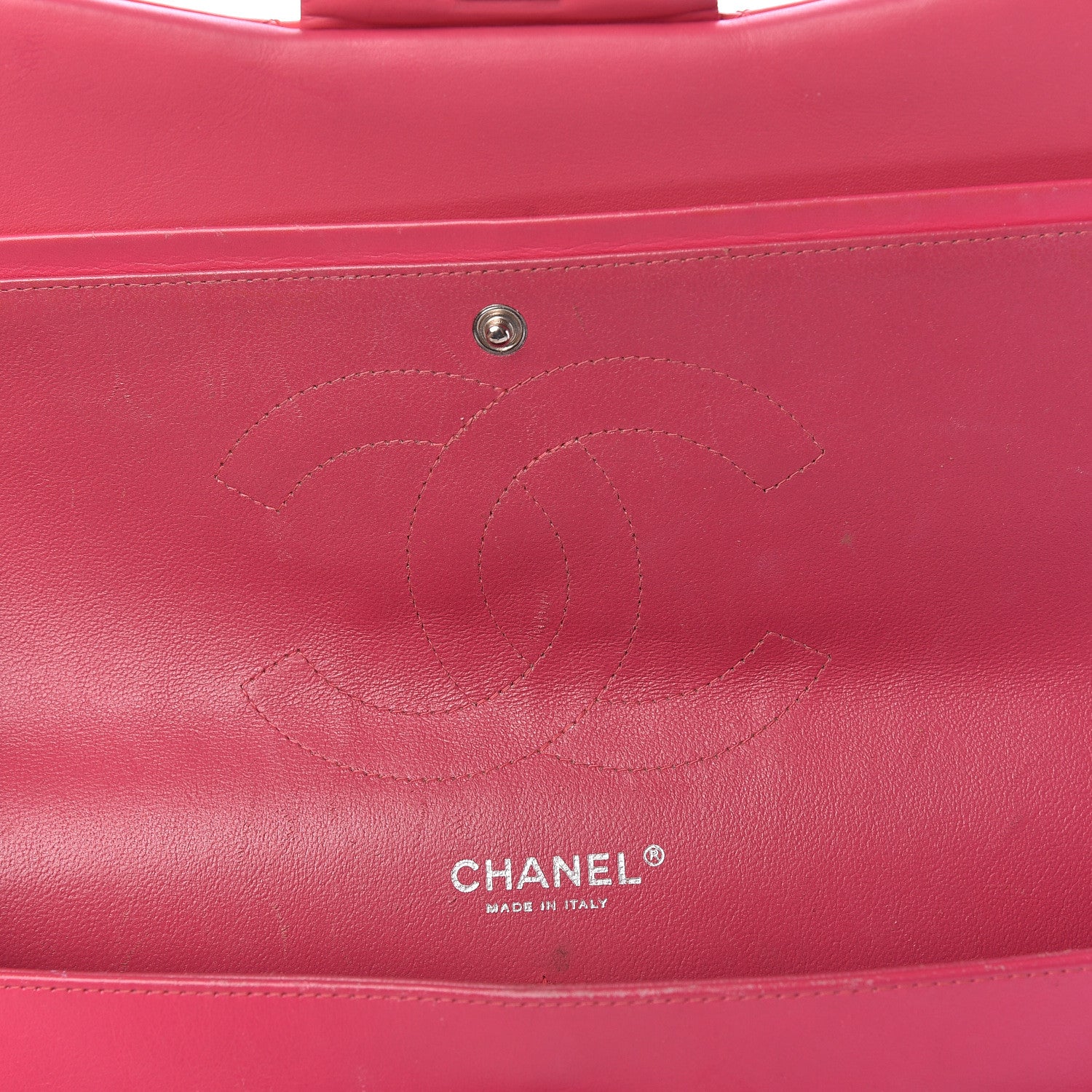 Chanel Patent Quilted Jumbo Double Flap Pink 14 of 24