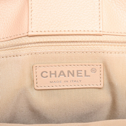 Chanel Calfskin Cerf Executive Shopper Tote Beige Clair 7 of 8