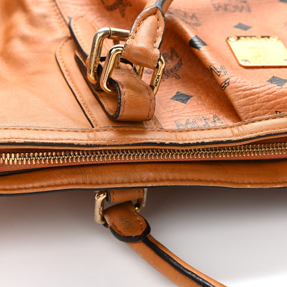 MCM Visetos Essentials Shopper Tote Small Cognac 11 of 21