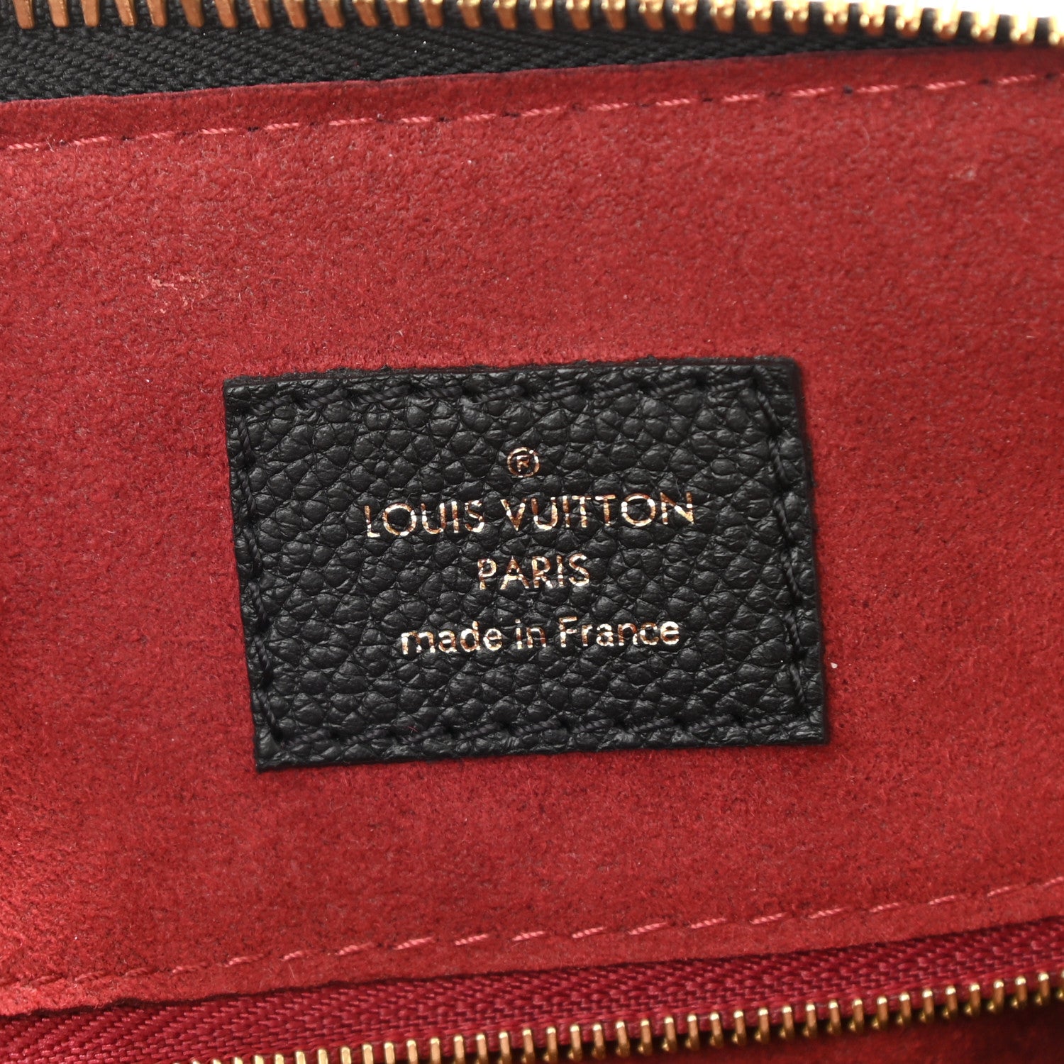 Louis Vuitton Empreinte Monogram Giant Speedy Bandouliere 25 Black Beige 7 of 10