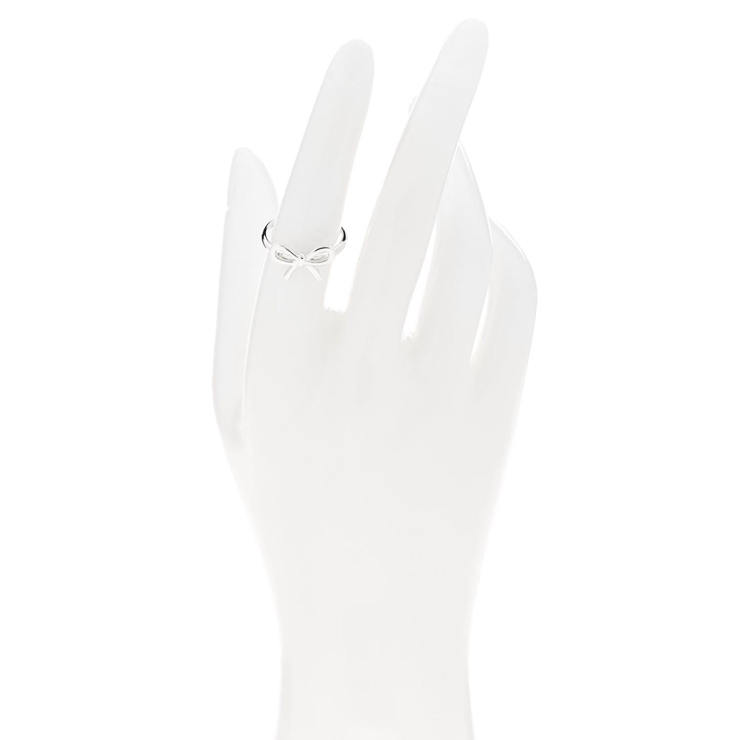 Sterling Silver Bow Ring 53 6.5