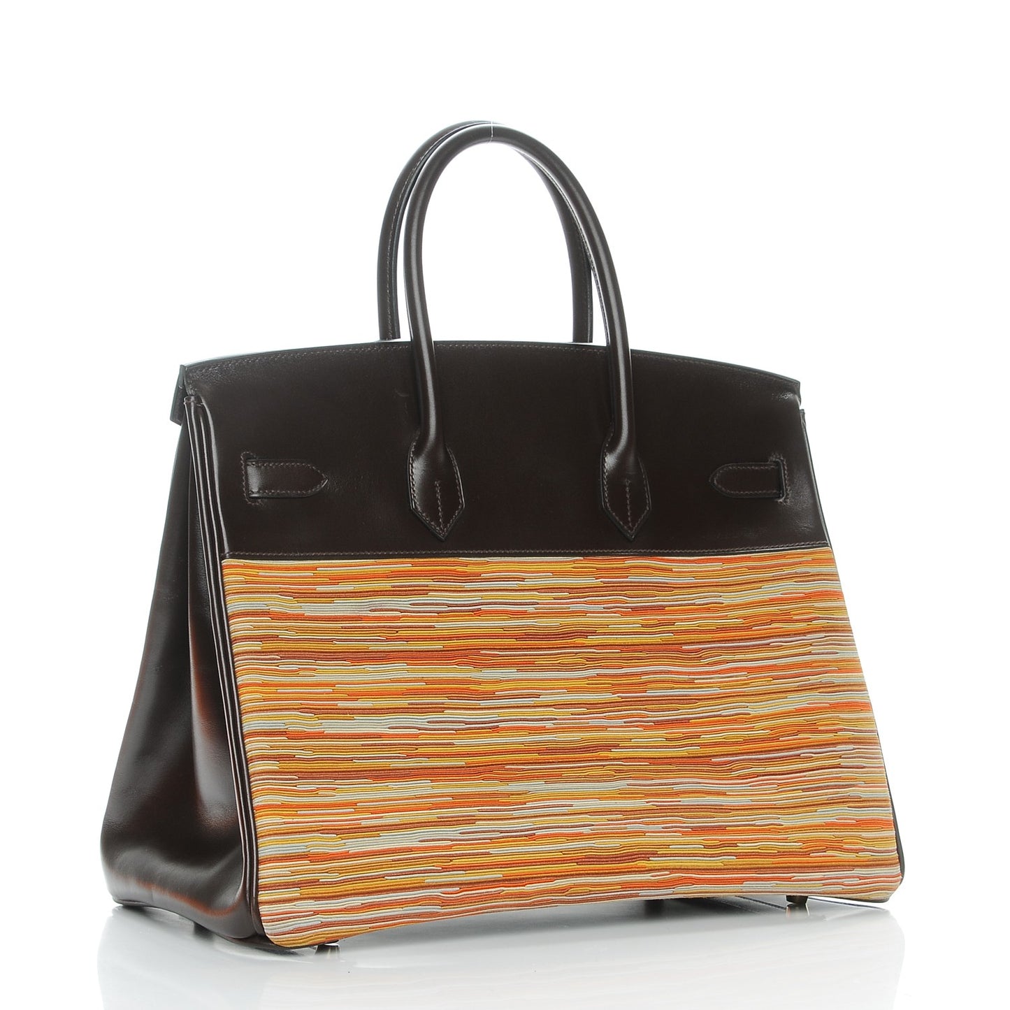 Box Vibrato Birkin 35 Chocolate