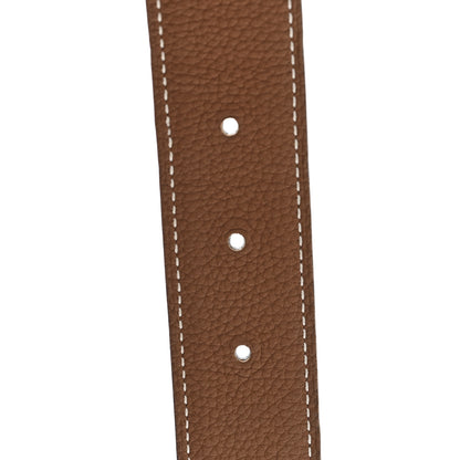 Hermes Box Togo 32mm Constance H Belt 90 36 Black Gold 4 of 5