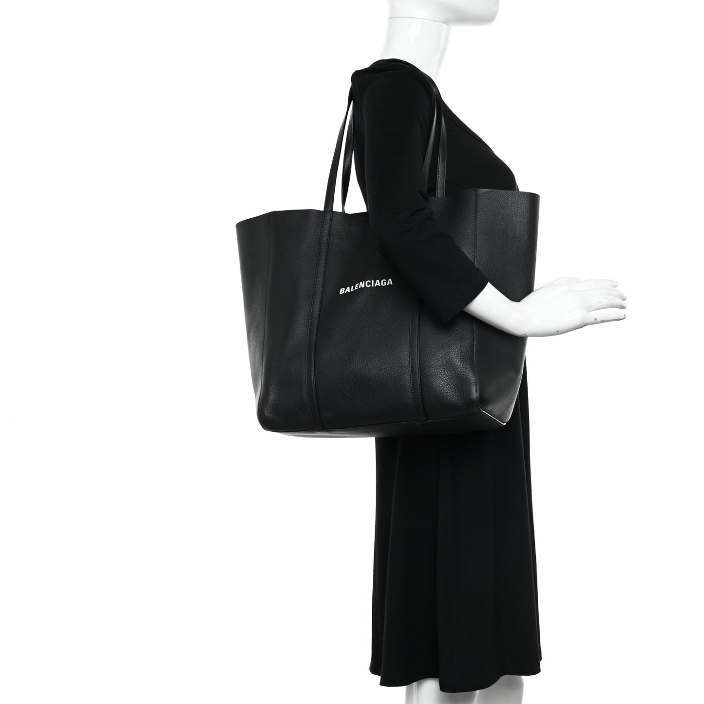 Calfskin Small Everyday Tote Black