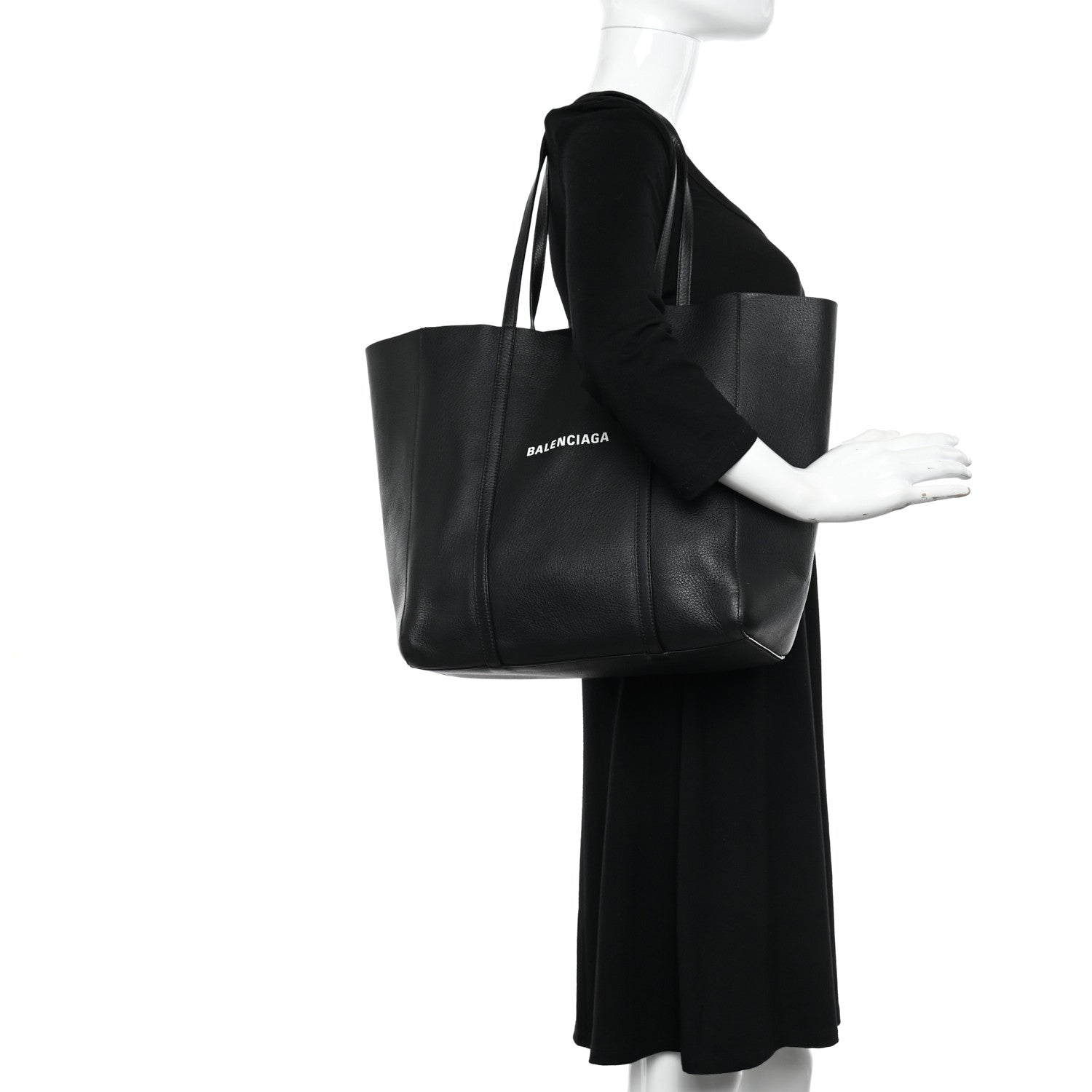 Balenciaga Calfskin Small Everyday Tote Black 2 of 15