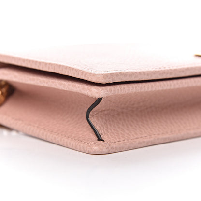 Gucci Dollar Calfskin Mini GG Marmont Chain Wallet Perfect Pink 8 of 10