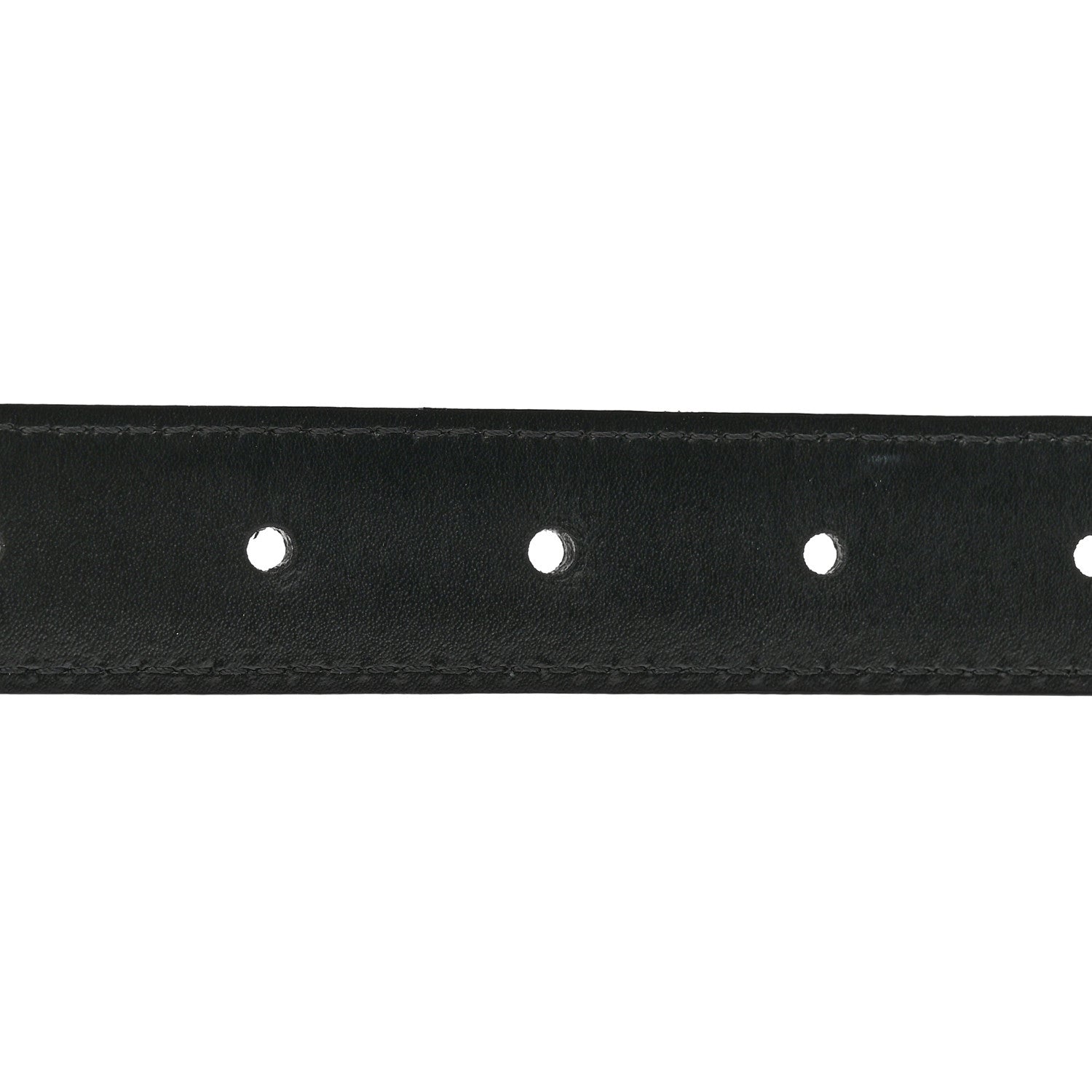 Celine Box Calfskin Medium 25mm Triomphe Belt 85 34 Black 6 of 7