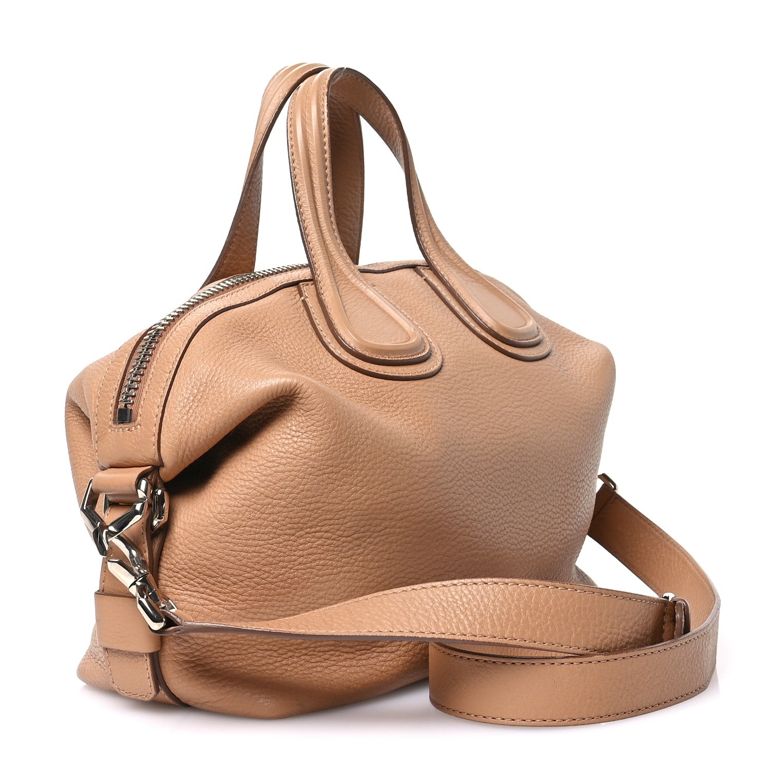 Givenchy Pebbled Calfskin Small Nightingale Light Brown 3 of 12