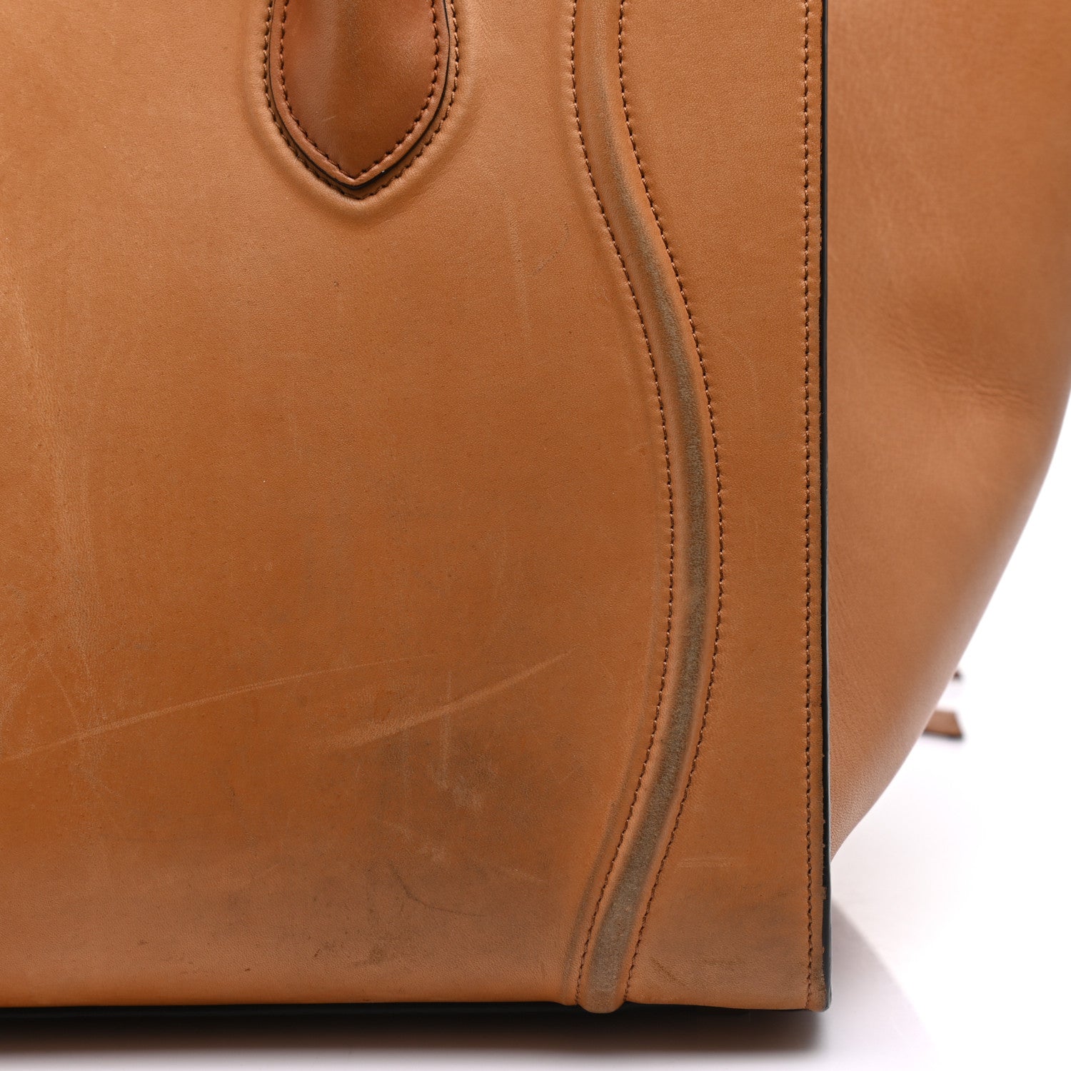 Celine Natural Calfskin Medium Phantom Luggage Tan 13 of 16