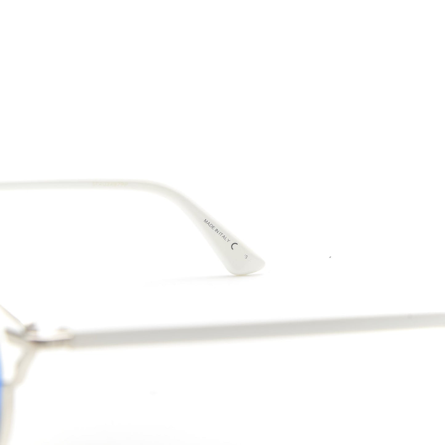 Mirrored So Real Sunglasses White