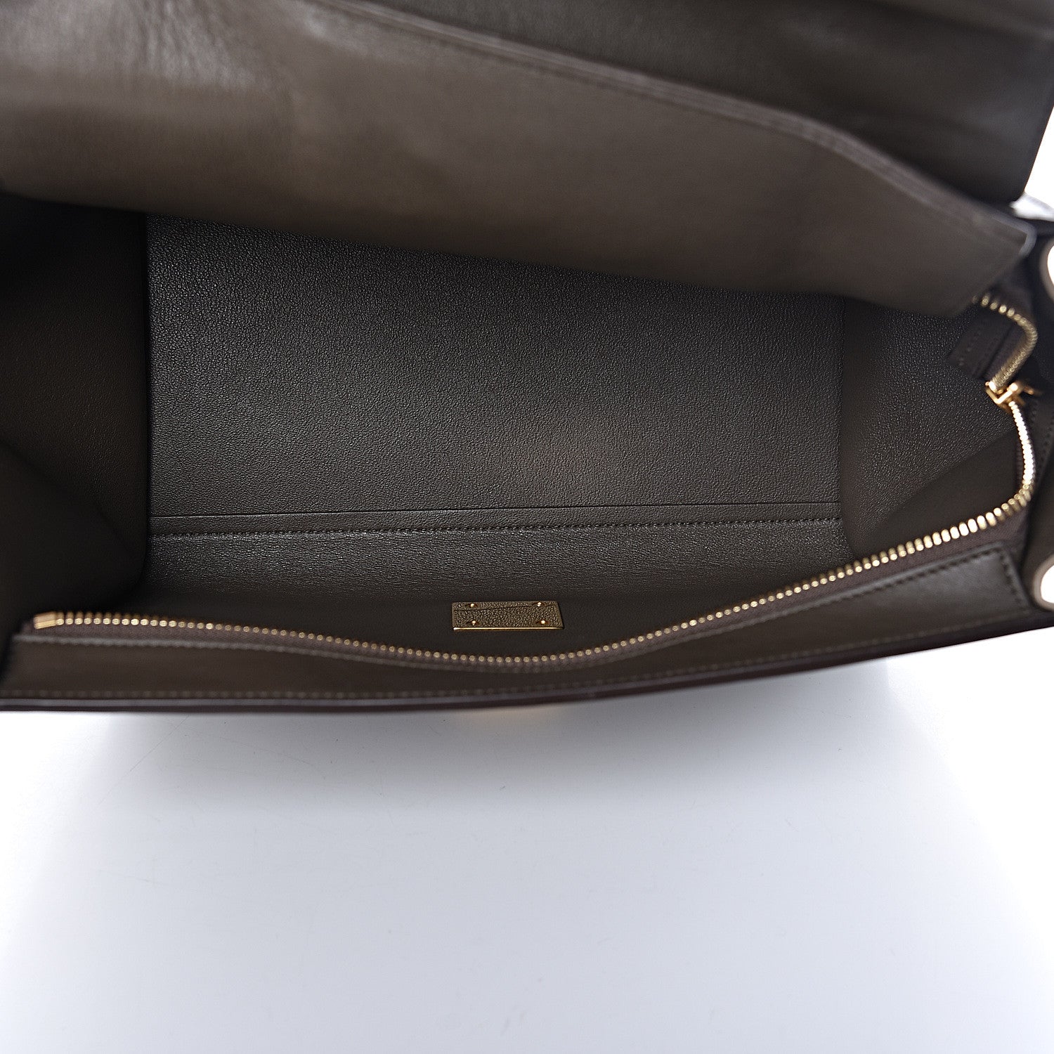 Celine Elephant Calfskin Small Tri-Color Trapeze Yellow 5 of 9