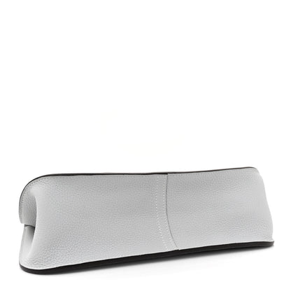 Hermes Taurillon Clemence Halzan 31 GM Gris Perle 4 of 12