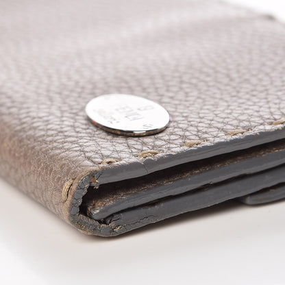 Fendi Cuoio Romano Selleria Continental Wallet Peltro 10 of 11