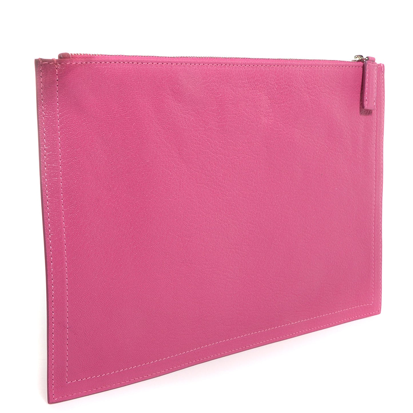 Sugar Goatskin Medium Antigona Pouch Fushia