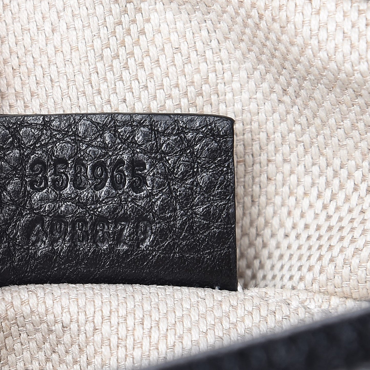 Pebbled Calfskin Mini Soho Chain Bag Black